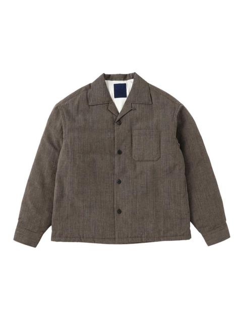 visvim KEESEY CHECK DOWN JKT CHARCOAL
