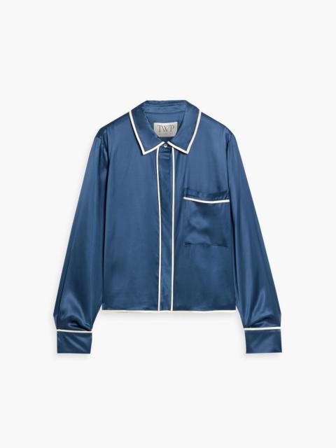 TWP Sleepover satin shirt