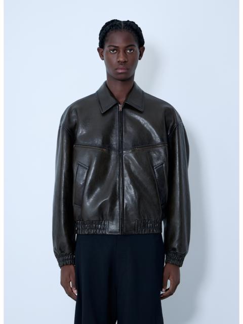 Acne Studios Acne Studios Men Leather Bomber Jacket