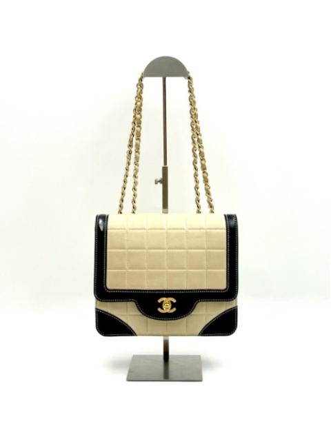 Chanel No.6 Chocolate Bar Flap Shoulder Bag
