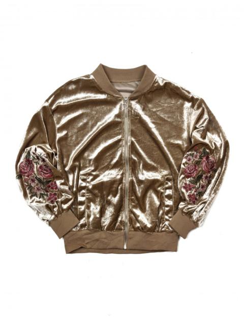 Other Designers Japanese Brand - Rose Sukajan Bomber Zipper Sweater Jacket