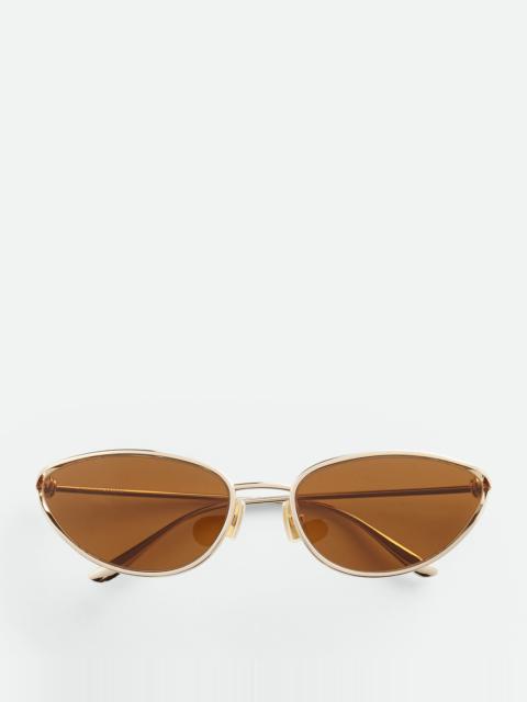 Bottega Veneta Knot Cat Eye Sunglasses