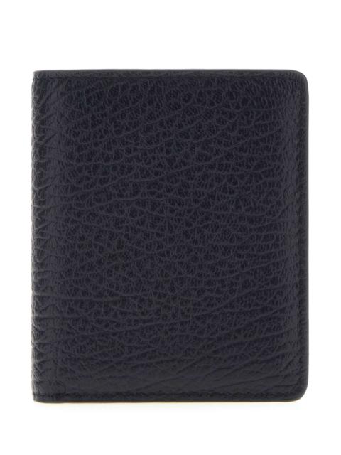 Maison Margiela Maison Margiela Men Midnight Blue Leather Wallet
