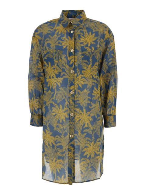 ERES Eres Women 'Exotisme' Multicolor Shirt With Classic Collar And All-Over Print In Cotton For Women