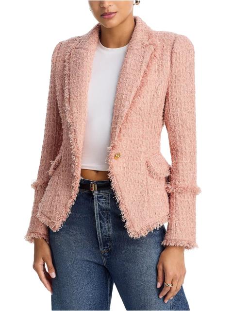 L'AGENCE Kaisley Frayed Blazer