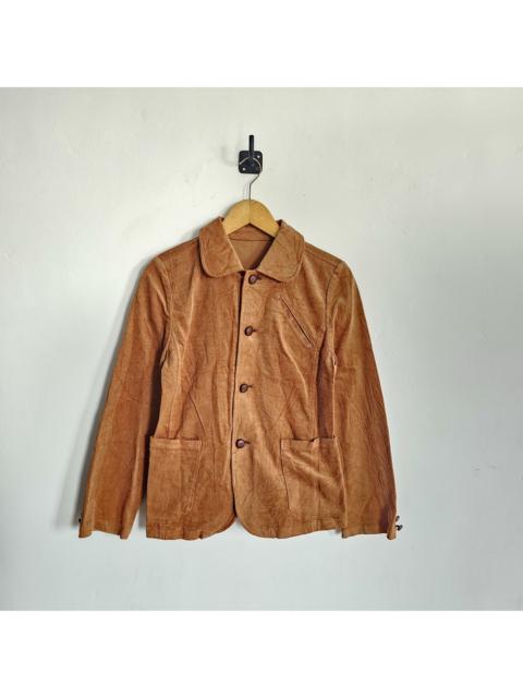Other Designers Issey Miyake × Japanese Brand × Sunao Kuwahara - Vintage Sunao Kuwahara Velour Blazer