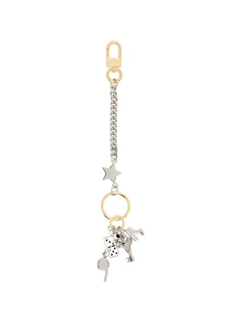 Marc Jacobs Silver & Gold 'The Cluster Charm' Keychain