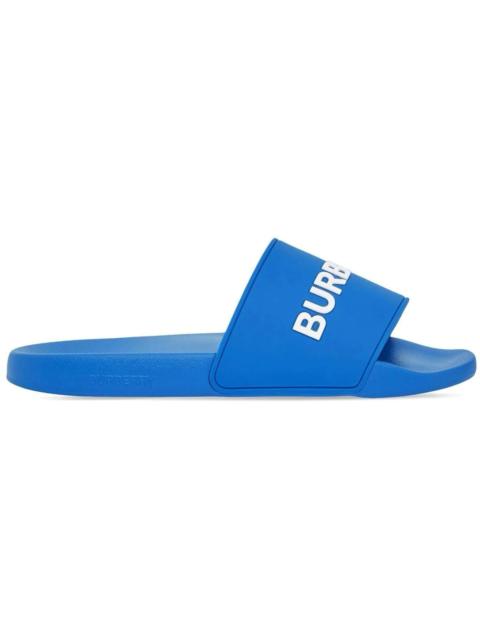 Burberry Burberry Pool Slides Blue White