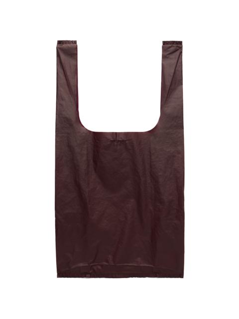Our Legacy Burgundy Grocery Tote