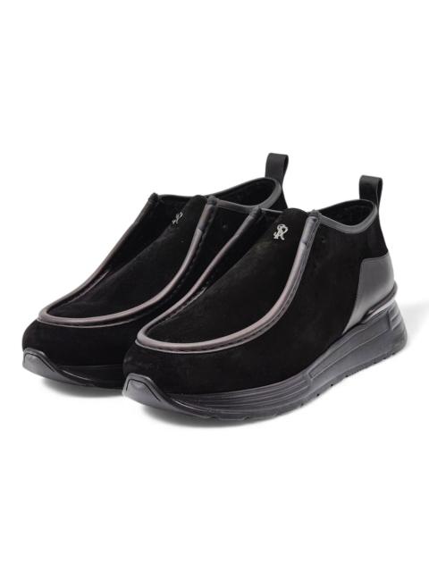 Other Designers Stefano Ricci - Men’s Black Suede Slip-On Sneakers EU 46 US 13 - NWOB $1800