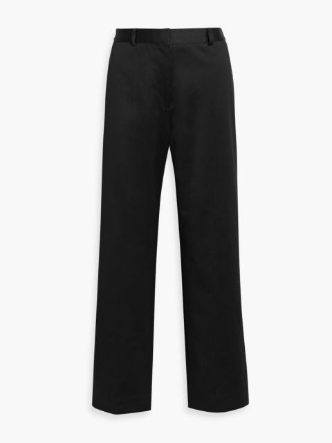TOTEME Cotton and linen-blend twill pants