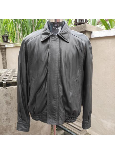 Other Designers Vintage - Vintage Bally Lambskin Leather Jacket