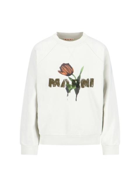 Marni LOGO CREWNECK SWEATSHIRT