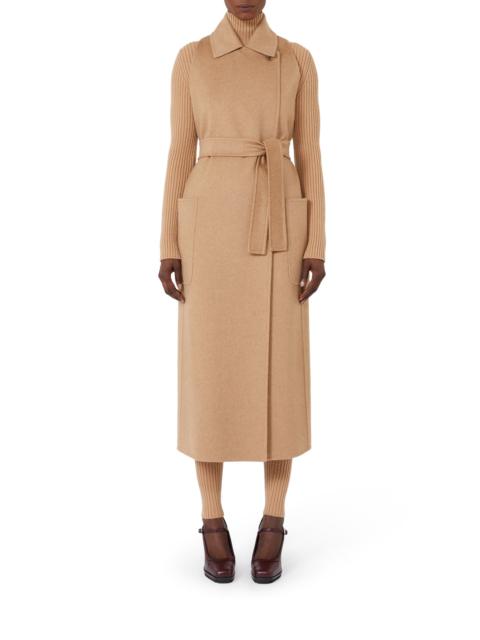 Max Mara SLEEVELESS CAMEL COAT