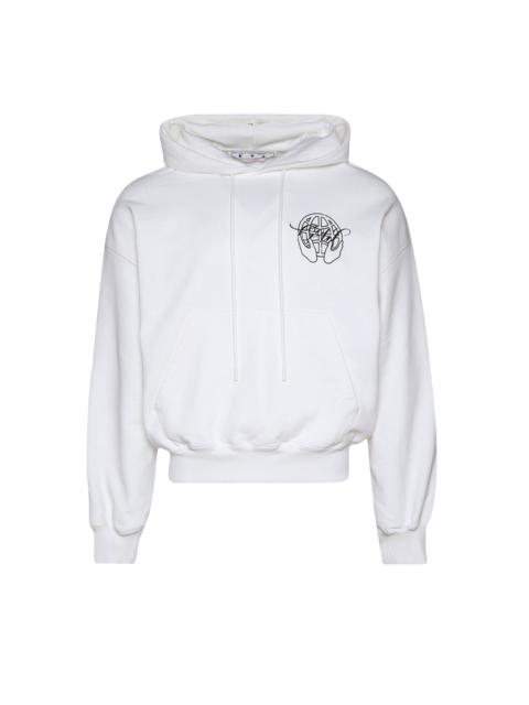 Off-White Hand Arrow Boxy Hoodie 'White/Black'