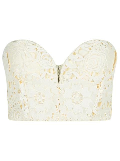 ROTATE Rotate '3D' White Polyester Corset Women