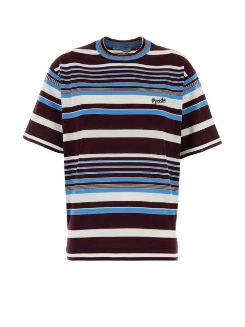 Prada Prada Women Embroidered Cotton T-Shirt