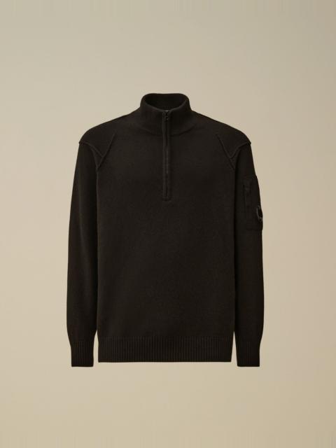C.P. Company Lambswool GRS Half Zip Sweater