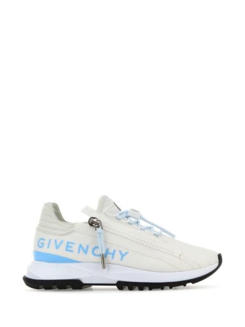 Givenchy Woman White Fabric And Leather Spectre Sneakers