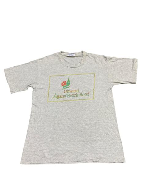 Other Designers Vintage - Vintage Onward Agana Beach Hotel Tshirt Jpress USA