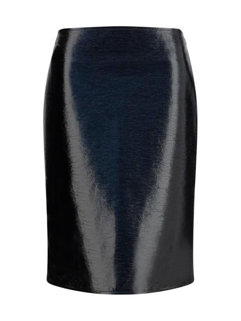 courrèges Courrèges Vinyl Midi Skirt Black Women