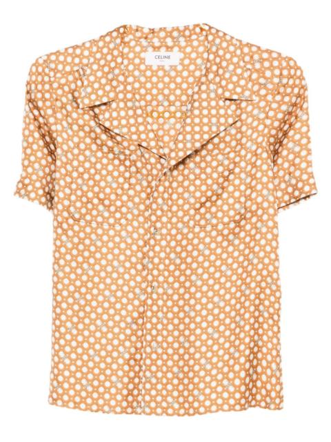 CELINE Celine Women Printed Silk Shirt