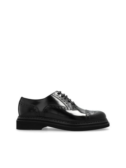 lace-up Oxford shoes