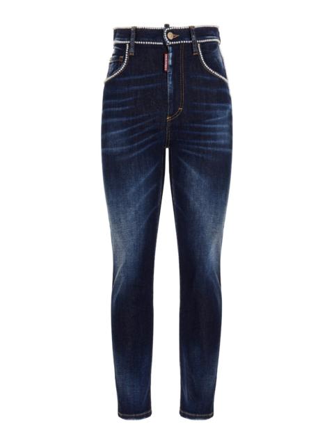 DSQUARED2 'High Waist Cropped Twiggy Jean’ jeans