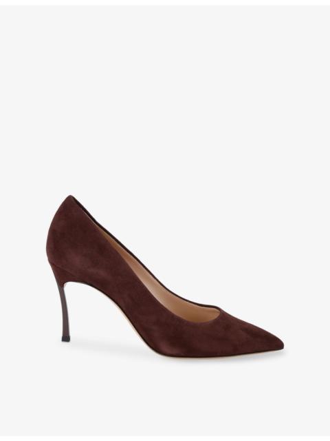 CASADEI Blade 80 Suede Courts