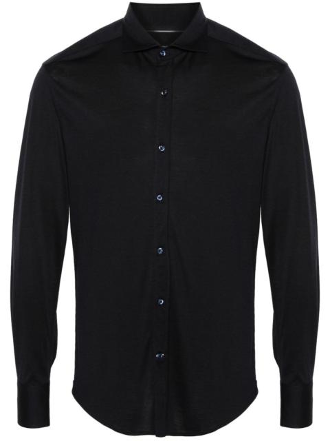 Brunello Cucinelli Brunello Cucinelli Men Silk And Cotton Blend Shirt