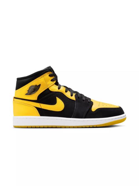 Jordan 1 Mid SE "Black/Varsity Maize/White" Men's Shoe