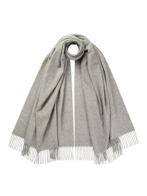 Johnstons of Elgin Light Grey Cashmere Stole