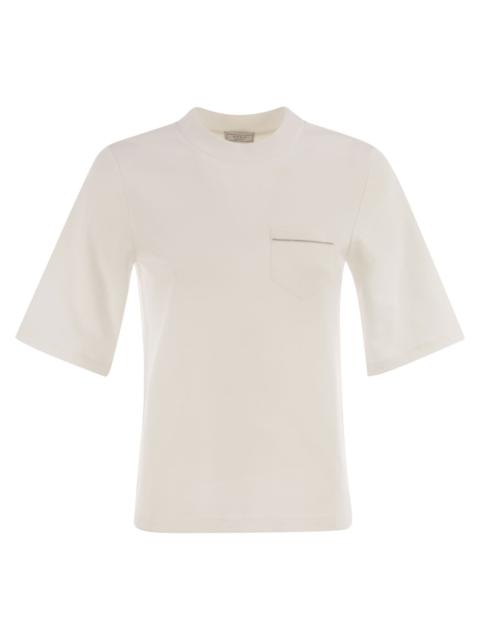 Peserico - Peserico Women Cotton Blend Jersey T-Shirt