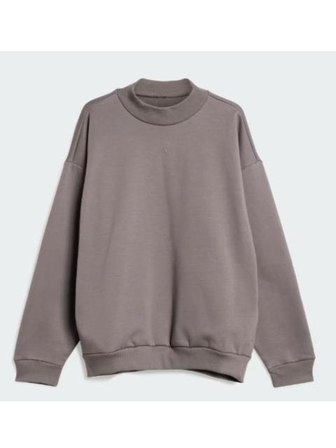 adidas adidas Basketball Crew Sweatshirt Asia Sizing 'Brown' IX1966