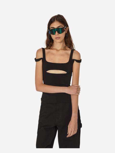 PRISCAVera Cut Out Tank Top Black