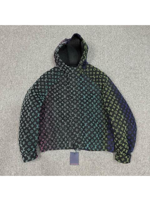 Louis Vuitton Louis Vuitton LV all-over gradient mesh hooded jacket