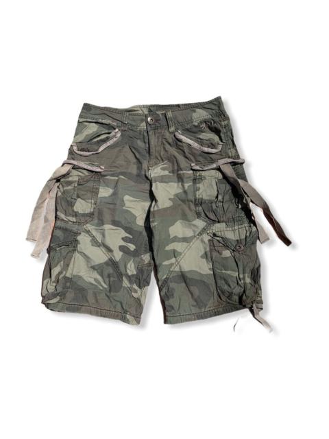 Other Designers Japanese Brand - JapaneseBrand NII Bondage Cargo Camo Short Pant