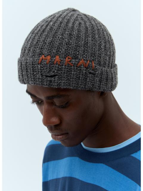 Marni Marni Men Wool Beanie Hat