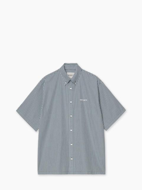 Carhartt CARHARTT WIP S/S GROFF SHIRT GROFF CHECK/BLUE RIVER