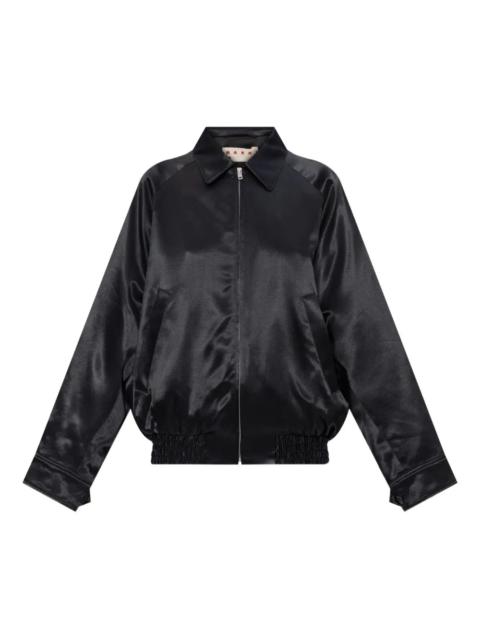 Marni Marni Women Satin Bomber Jacket