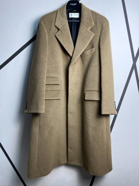 SAINT LAURENT Saint Laurent SLP Authentic 2023 Fall/Winter Runway Camel Wool Coat 