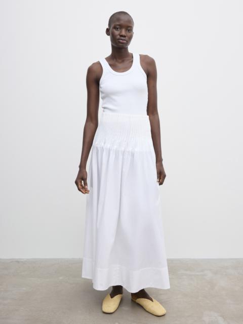 House of Dagmar Poplin maxi skirt