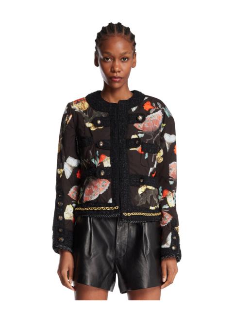 UNDERCOVER Black Printed Cotton Jacket