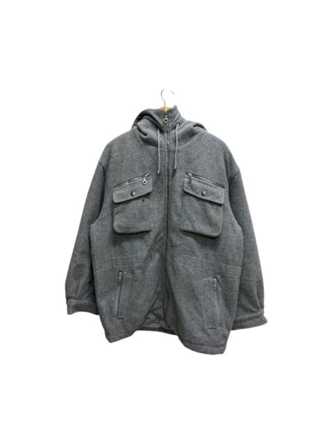 Other Designers Vintage 90s Iceberg Tunes Riri Opti Zipper Wool Jacket Hodie