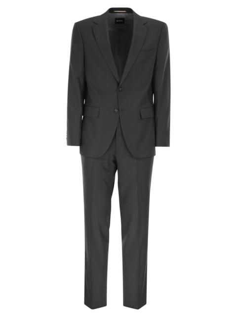 BOSS Boss Men Stretch Virgin Wool Blend Suit