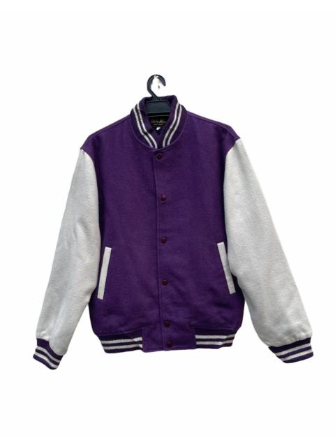 Other Designers ❌DROP DELETE🔥Awesome Vintage Varsity Jacket Wool Rois Mov.