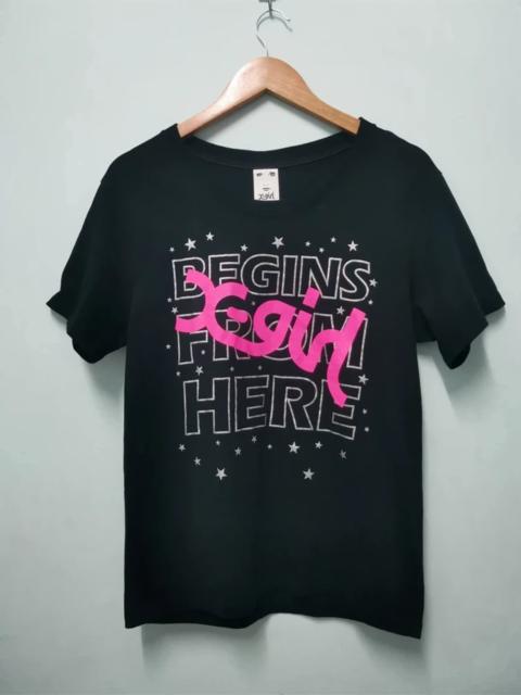 Other Designers Designer - Vintage X-girl T Shirt Begins From Here Streetwear