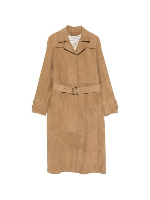 Golden Goose Golden Goose Women Suede Leather Trench Coat