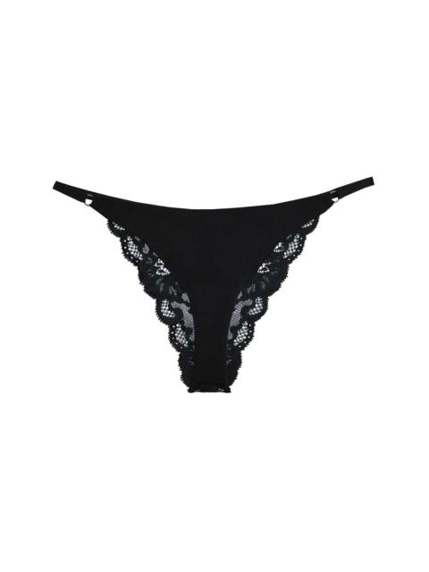 Fleur du Mal Charlotte Lace Seamless String Cheeky