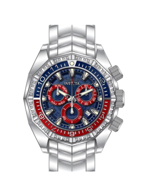 Other Designers Invicta Akula Chronograph Quartz Blue Dial Men's Watch 44296